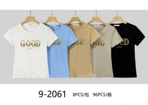 Bluzki damskie Roz Standard, Mix Kolor Paczka 8 szt